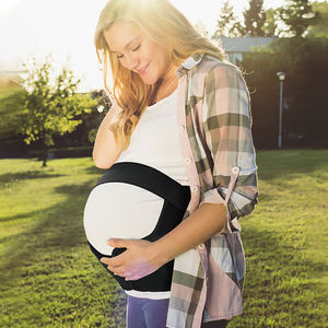 3 in 1 cilt dostu yumuşak ayarlanabilir annelik göbek bandı hamile kadınlar için gebelik kemeri göbek bandı - Product Image 2