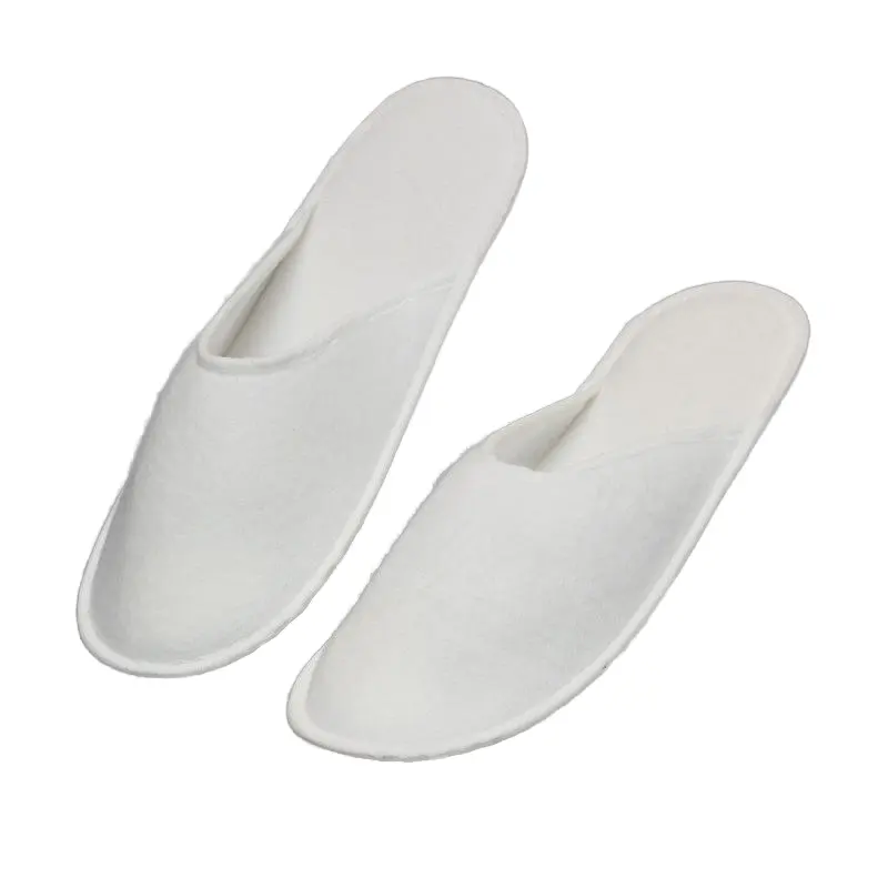 Cheap Wholesale Luxury Hotel Slippers For Guest Room Cheap Disposable Unisex Slippers Custom With Logo For Spa And Bath