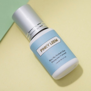 Pinky Leem Fast Dry Strong <b>Individual</b> Waterproof Private Label Adhesive <b>Lash</b> <b>Glue</b> Eyelash Extensions <b>Glue</b> with Blue - Product Image 2