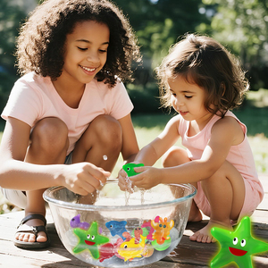 Đồ chơi phát sáng trong bóng tối hình tiên cá nước, đồ chơi tự làm STEM, bộ gel nước dành cho trẻ em, quà tặng Halloween - Product Image 6