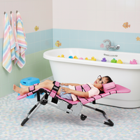 Chaise de bain inclinable réglable pour enfants atteints de paralysie cérébrale, support de douche, base de chaise de bain, lit pour enfant atteint de paralysie cérébrale, besoins spéciaux