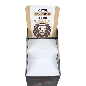 <span class=keywords><strong>2</strong></span>-tầng hiển thị các tông kệ cho hạt cà phê hộp quảng cáo với kim loại Acrylic vật liệu nhựa tầng phong cách lưu trữ hiển thị - Product Image 5
