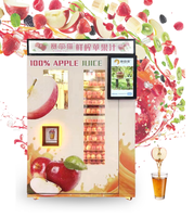 Distributeur automatique intelligent de jus de pomme frais, réfrigéré, toutes langues, fonction SDK, système Android