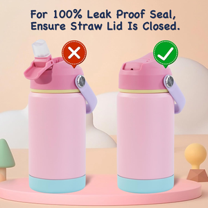 Bottiglie Termiche per Bambini da 12oz, Doppia Parete in Acciaio Inox 18/8, Personalizzabili con Sublimazione - Product Image 4