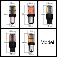 Prix de gros EURS T20 1157 Bay15d 1156 Ba15s Ampoules LED Canbus Feux de stationnement automobiles 3014 144smd Feu stop 7440 7443 3156 3157
