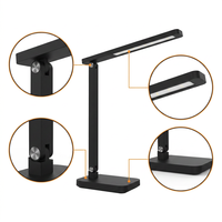 Lampe de bureau LED intelligente en gros pour enfants, protection oculaire RG0, lumière d'étude tactile réglable, design moderne de lampe de table