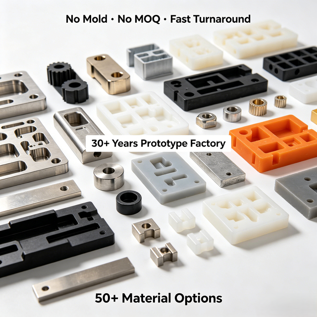 Engineering Prototype & Tailor-Made Mockup | CNC Machining, 3D Printing, Vacuum Casting Service for Custom Parts & Enclosures