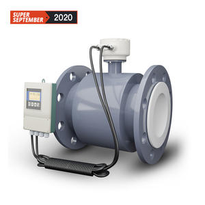 排水処理プラント用Dn50Dn150パイプ径8インチ水電磁流量計 - Product Image 1