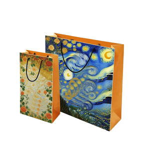 Sacs à provisions en papier respectueux de l'environnement avec logo personnalisé, vente en gros de sacs en papier de boutique au détail avec votre propre logo - Product Image 3