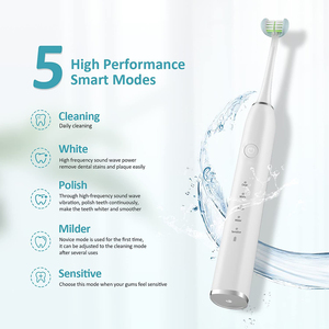 LULA OEM แปรงสีฟันไฟฟ้าโซนิค 3 ด้าน 5 โหมดแปรง นุ่ม เหมาะสําหรับผู้ใหญ่ - Product Image 4