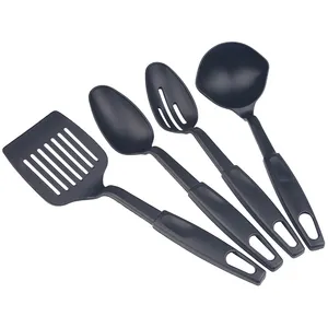 4 Cái Không Dính Cookware Nylon Chịu Nhiệt Độ Cao Nấu Ăn Nhựa Đồ Dùng Nhà Bếp Bộ