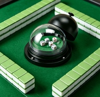 Gobelet à dés électrique pour table de mahjong automatique, accessoires, machine à lancer les dés automatique pour jeu de mahjong, maison, club, fête