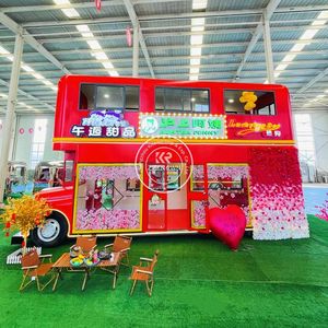 2025 2 Remorques de restauration mobiles entièrement équipées, remorque de restauration de 5 m, cuisine commerciale entièrement équipée, conteneur mobile, café - Product Image 1