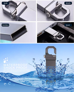 <b>Key</b> Chain Style <b>USB</b> Flash Drive 2.0/3.0 2GB-2TB Zinc Custom Logo 2-Year Warranty - Product Image 2