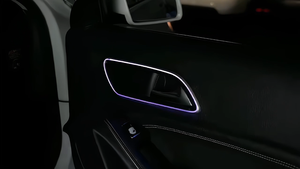 Luce Ambientale per Auto a 64 Colori per <span class=keywords><strong>Mercedes</strong></span> Benz CLA/<span class=keywords><strong>GLA</strong></span>/A/B-Class W156/ W117/W246 /W176 Accessori di Illuminazione Auto Arcobaleno - Product Image 4