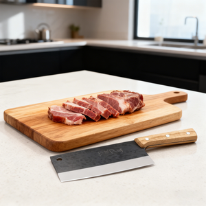 Couteau de cuisine en acier damas ultra tranchant <span class=keywords><strong>grand</strong></span> couperet à viande pour couper les os outil de cuisine de qualité supérieure - Product Image 5