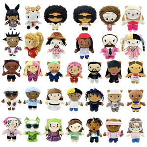 Özel Travis Scott Peluş Oyuncaklar Siyah Tenli Kedi Dolgulu Hayvan Bebekleri Avrupa Amerikan Yıldızları Ünlüler İnternet Çizgi Film Oyuncak - Product Image 5