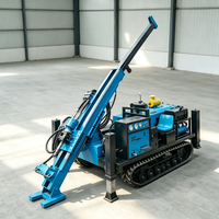 Petite foreuse de puits d'eau et tête rotative pour forage carottier avec rotation fluide pour couches mixtes