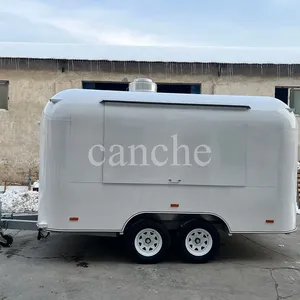 Chariot de nourriture pour hot-dogs et glaces, kiosque à café, remorque alimentaire, camion de nourriture mobile avec cuisine entièrement équipée UE - Product Image 1