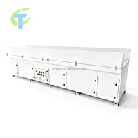 Banc de ponçage industriel avec roulettes de nivellement Footmaster, efficacité de collecte de poussière de 99 %