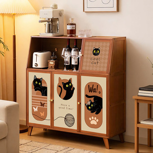 Kitchen <b>sideboard</b>, household cabinet <b>storage</b> rack, multi-functional organizer, multi-layer spice rack, living room <b>storage</b> rack - Product Image 2