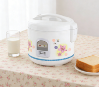 Autocuiseur Électrique Automatique Oulik en Forme de Mini Tambour avec Tasse Mesureuse, Revêtement Antiadhésif, Capacité 1-2,2 L, Économe en Énergie - Vente en Gros