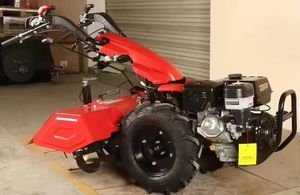 Tractor de pie con motor diésel multifunción Bcs Tiller, máquina barredora de nieve y deshierbe - Product Image 3