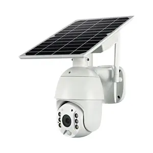 工厂生产的智能家居低功耗电池4G WIFI太阳能相机，用于PIR检测和雷达检测