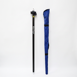 Perche de levé universelle en fibre de carbone 2,2 m, télescopique à verrouillage par vis, équipement de levé GPS RTK, marque OEM OBM, garantie 1 an - Product Image 1