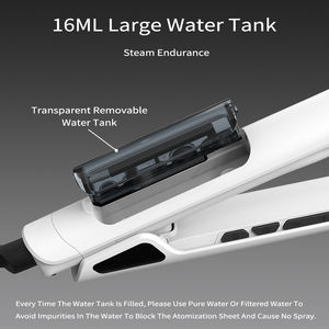 Fer Plat Vapeur Professionnel 2-en-1 et Lisseur Électrique avec Écran LCD, <span class=keywords><strong>Pod</strong></span> Vapeur Rapide, pour un Lissage Capillaire - Product Image 4