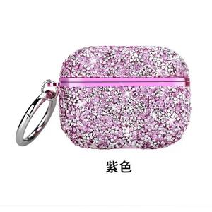 Pour <span class=keywords><strong>Airpods</strong></span> 3 Generation Case Luxury Bling Diamond Case Rhinestone Cover pour <span class=keywords><strong>Apple</strong></span> Airpod 1/ 2 / Pro - Product Image 3