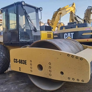 Вибрационный каток Caterpillar б/у CS583 CS683, дорожный компактор CS683e, цена - Product Image 2