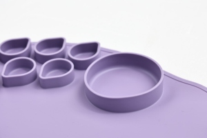 Tablero de Dibujo Elíptico de Silicona con Vaso, Tapetes de Arte de Silicona para Niños, Duraderos y Fáciles de Limpiar - Product Image 3