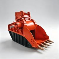 Bucket Crusher dengan Jaminan Kualitas Cocok untuk Menghancurkan Batu Besar, Beton, dan Puing-puing di Sungai