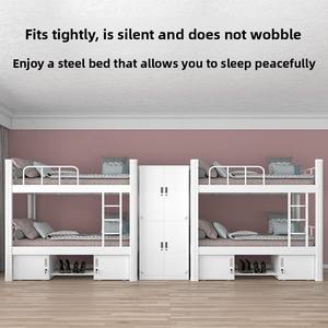 Modern Quality Double Decker Bunk Bed Durable <strong>Metal</strong> for Adults for Bedroom Apartment Villa-Factory Direct for School Dormitory - Product Image 2