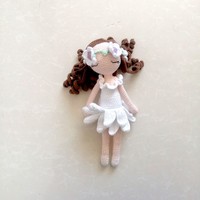 Peluche de fée pour bébé, jouet doux tricoté, Crochet de nouveau-né, poupée Animal fait main, Amigurumi, nouvelle collection