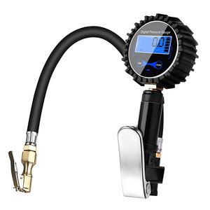 Portable Digital Pressure Gauge Metal <strong>Quick</strong> Connect <strong>Coupler</strong> with Tire Inflator for Cars SUV Trucks RVs - Product Image 1