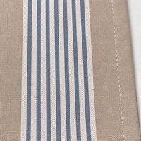 Serviette de table tissée à rayures bleues teintes dans la masse, avec bandes multirayures, pour hôtel, restaurant, café, taille personnalisée