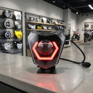 Phare avant RGB hexagonal pour moto <span class=keywords><strong>KTM</strong></span> EXC 125 250 300 350 400 450 TPI Six Days - Pièce détachée moto - Product Image 6