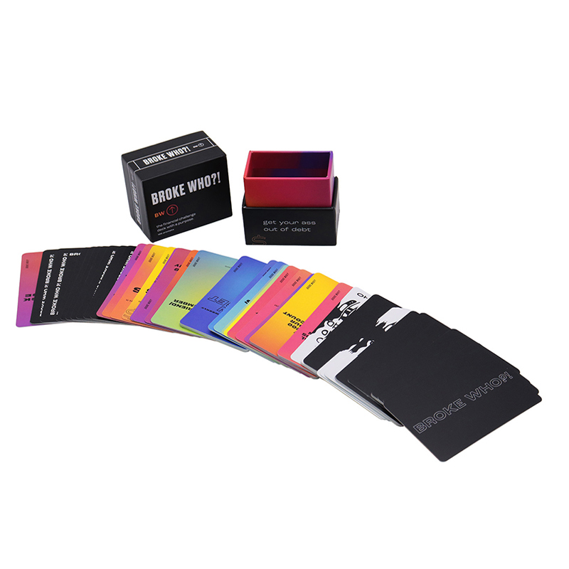 Изготовленный На Заказ интеллигентая (ый) изменение принимая во внимание подтверждение торговые карты Печатные Игральные карты изготовленным на заказ логосом