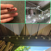 Clips de câble solaire Pv en acier inoxydable 304 Clips de fil de panneau solaire