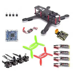 I6 Mini Racing Drones Kit de control de vuelo 250mm Marco de fibra de carbono 2204 2300KV Motor 20A BLHeli_S ESC LED para ZMR250 QAV250 - Product Image 5