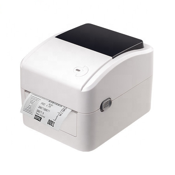 High Speed 203dpi USB Desktop Direct 4" Thermal Sticker & Shipping Label Printer Black and White in Stock