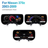 Navihua 12.3" Écran numérique de tableau de bord de voiture, compteur de vitesse LCD, cockpit virtuel, tachymètre pour Nissan 370Z 2003-2009