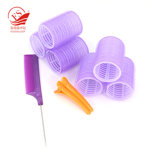 热DIY尼龙热辊头发造型自抓看起来长短发卷发器大卷发塑料棒低温 - Product Image 5