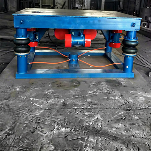 Mesa Vibradora Industrial Eléctrica de Superficie de 1000 mm x 1000 mm, Vibrador de Hormigón Pequeño y Duradero, Banco para Moldes de Baldosas Interconectadas - Product Image 1