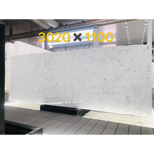 Fine Lines Snow White <b>Marble</b> Natural Stone Polished Slabs Modern Eco-Friendly Fire Water Resistant Countertop Tiles Hotel - Product Image 4