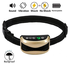 Kalung Pelatihan Anjing Digital Pintar Tahan Air Isi Ulang Emas Perak dengan Layar Digital, Kontrol Gonggongan, Daya Tahan Baterai Lama, Pengisian Daya USB - Product Image 6