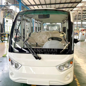14 hành khách kèm theo đầy đủ xe du lịch điện tham quan Xe điện đưa đón xe buýt để bán - Product Image 5