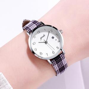 Reloj de Pulsera de Cuarzo Casual de Lujo para Mujer, con Correa de Cuero a Cuadros, Resistente al Agua, Especial de Navidad - Product Image 6